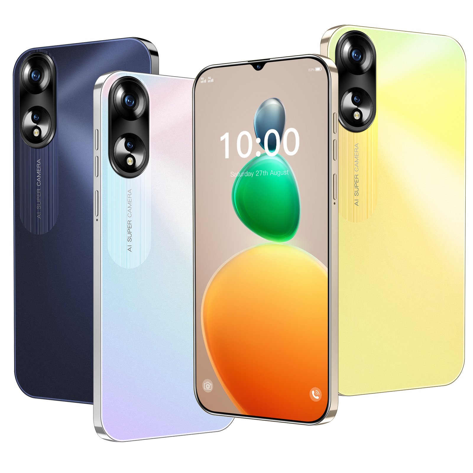 A38 phone 3g&4g smartphone A70 cellphone cheap smartphones fingerprint phone